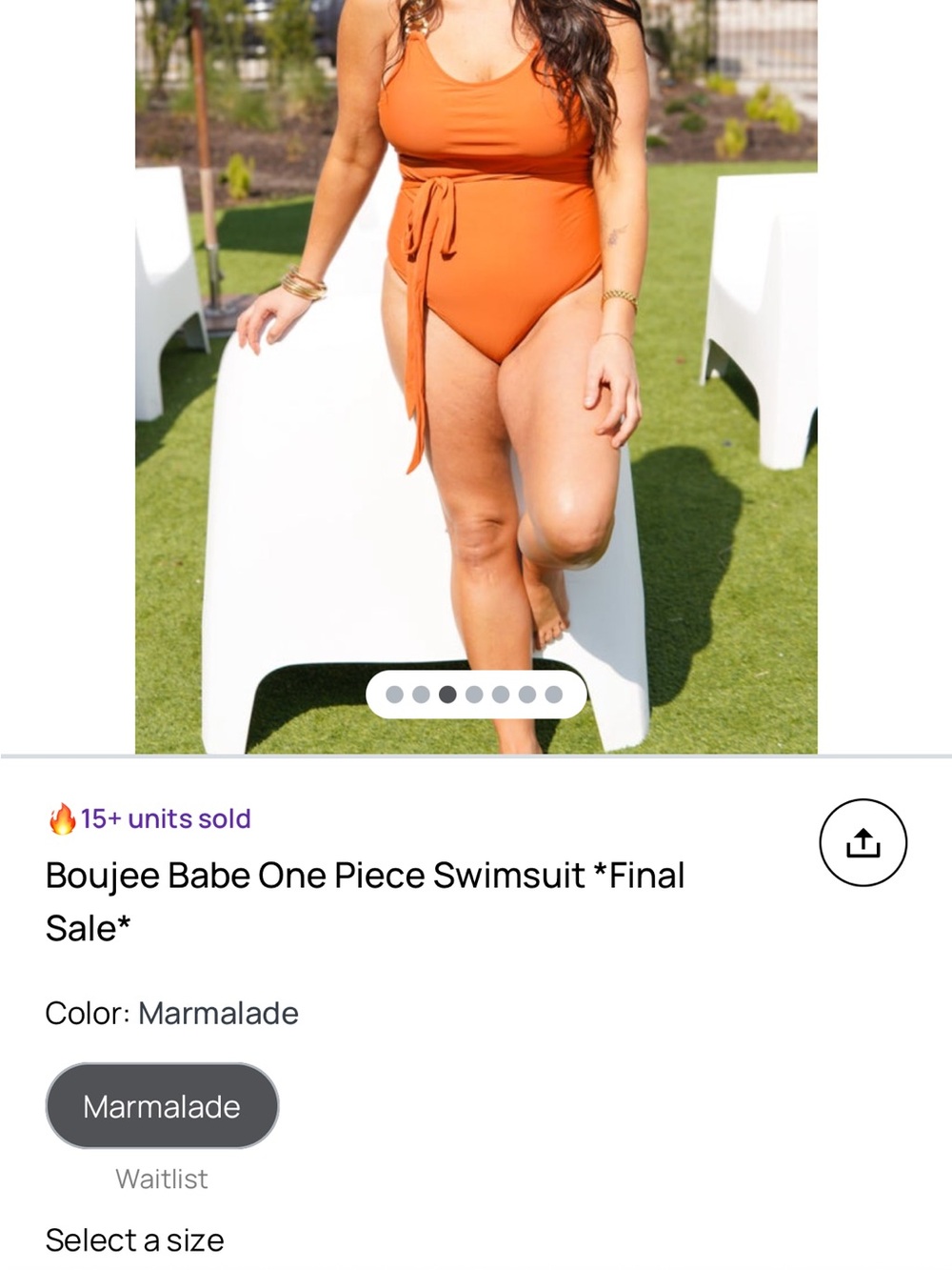 One Piece Swimsuit - Marmalade